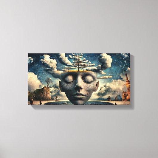 Uitlijning van watergaten Uitgerekt Canvas Afdrukk (Voorkant)