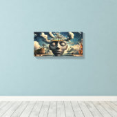 Uitlijning van watergaten Uitgerekt Canvas Afdrukk (Insitu (Houten vloer))