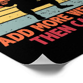  uitloopgym als ik sterf terwijl het gewicht optil poster (Hoek)