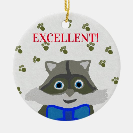 uitmuntend keramisch ornament (Voorkant)