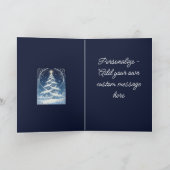 Uitmuntend Sierlijk Kerstmis Joelfeest Boom Feestdagen Kaart (Binnen)