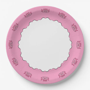 Uitmuntende Lotus op Roze Papieren Bord
