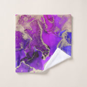 Uitmuntende Paarse Violet Gold Bad Handdoek (Wasdoekje)