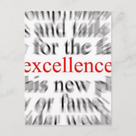 Uitmuntendheid Briefkaart