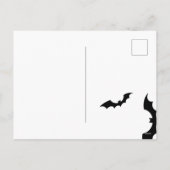 Uitnodigbare Halloween-feest uitnodiging Zwarte Vl (Achterkant)