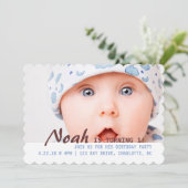 Uitnodigen - Draaien 1! Kaart (Staand voorkant)