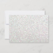 Uitnodigen - Glit Vrijgezellenfeest toekomst Mrs.I Kaart (Achterkant)