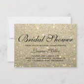 Uitnodigen - Gold Glit Fab Douche Kaart (Voorkant)