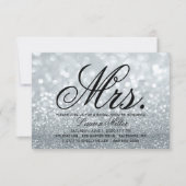 Uitnodigen - Silver Glit Fab Mrs Vrijgezellenfeest Kaart (Voorkant)