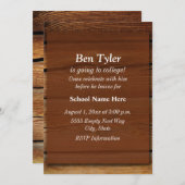 Uitnodigen van getextureerd oud hout "van naar col kaart (Voorkant / Achterkant)