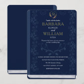  uitnodigen voor een weddenschap over bibliotheken kaart (Voorkant / Achterkant)