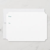 Uitnodigen voor vakantie volgend jaar kaart (Achterkant)