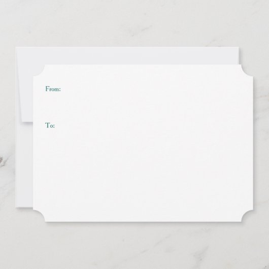 Uitnodigen voor vakantie volgend jaar kaart (Achterkant)