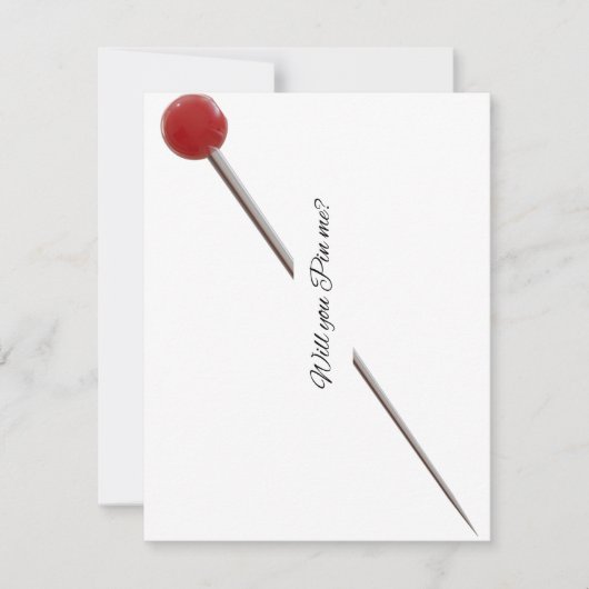 uitnodigen voor vastpinnen aankondiging (Voorkant)