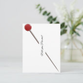 uitnodigen voor vastpinnen aankondiging (Staand voorkant)