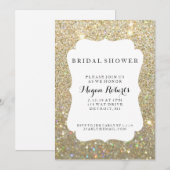 Uitnodigen - Vrijgezellenfeest Day Fab - Gold Glit Kaart (Voorkant / Achterkant)