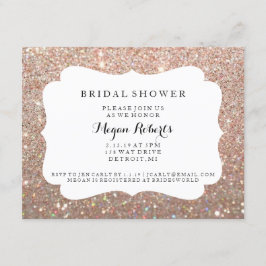 Uitnodigen - Vrijgezellenfeest Day Fab - Roos Gold Kaart