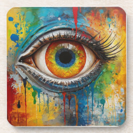 uitnodigend oog bier onderzetter