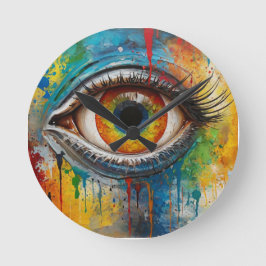 uitnodigend oog ronde klok