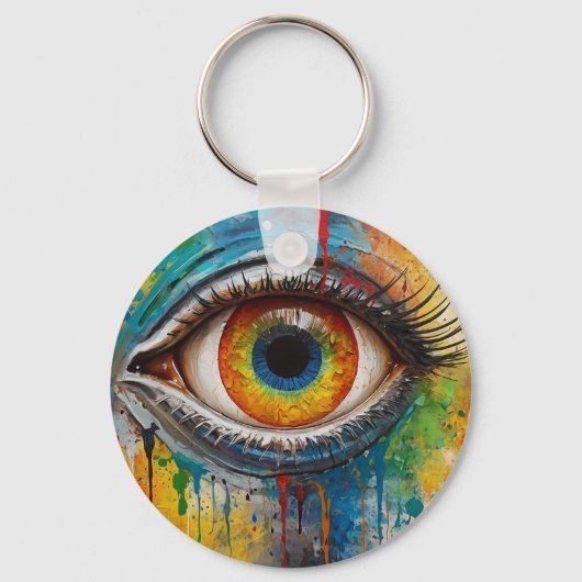 uitnodigend oog sleutelhanger (Achterkant)