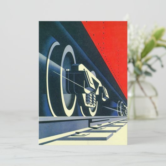 uitnodigende oproeping voor decospoortrajecten kaart (Staand voorkant)