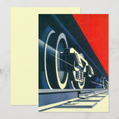 uitnodigende oproeping voor decospoortrajecten kaart (Voorkant / Achterkant)