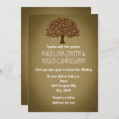  uitnodigende uitnodiging voor een trouwe bruiloft (Voorkant / Achterkant)