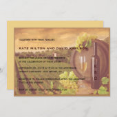 uitnodigende uitnodiging voor een weddenschap met (Voorkant / Achterkant)