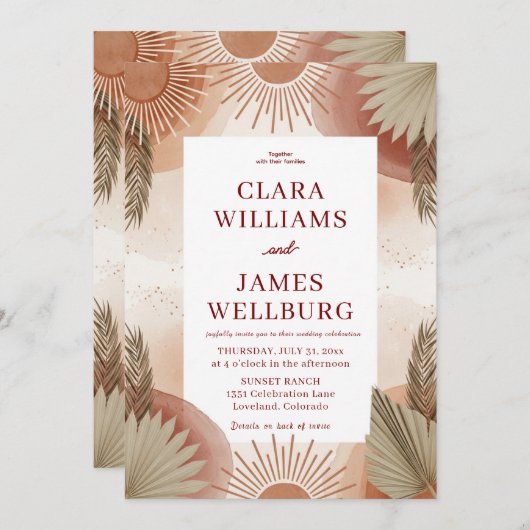 Uitnodiging (Voorkant / Achterkant)