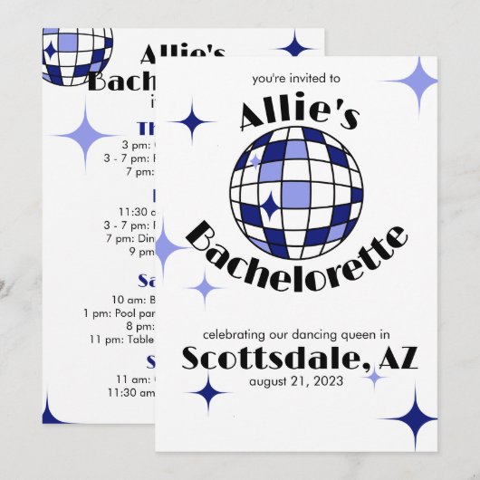 Uitnodiging (Voorkant / Achterkant)