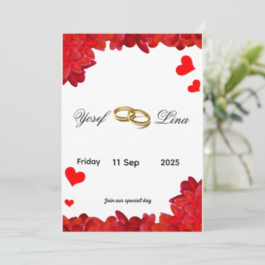 Uitnodiging (Staand voorkant)