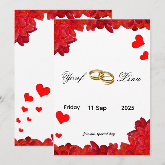 Uitnodiging (Voorkant / Achterkant)