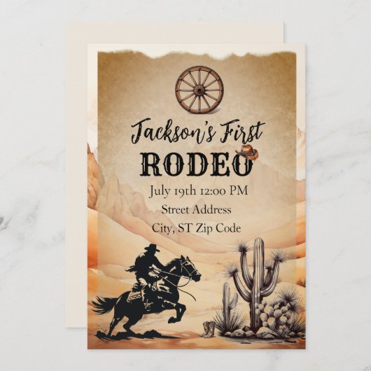 Uitnodiging (Voorkant / Achterkant)