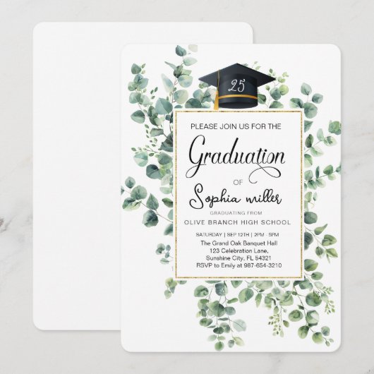 Uitnodiging (Voorkant / Achterkant)