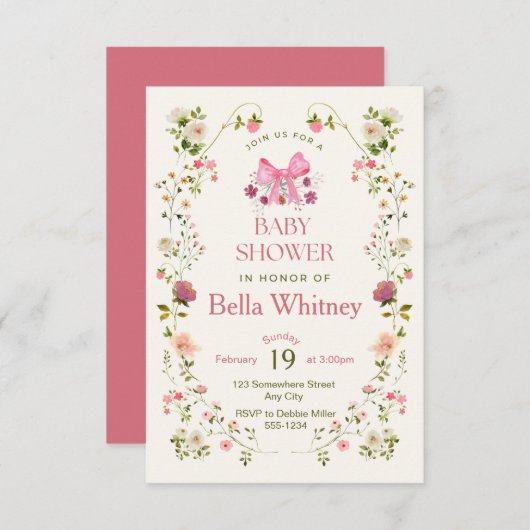 Uitnodiging (Voorkant / Achterkant)