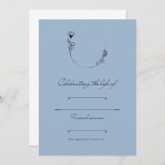 Uitnodiging (Voorkant / Achterkant)