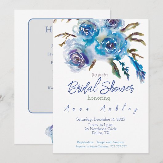 Uitnodiging (Voorkant / Achterkant)