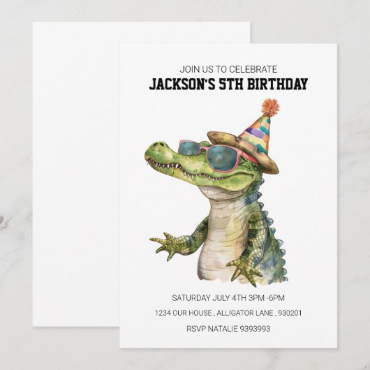 Uitnodiging (Voorkant / Achterkant)