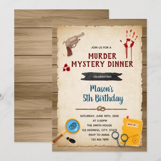 uitnodiging (Voorkant / Achterkant)