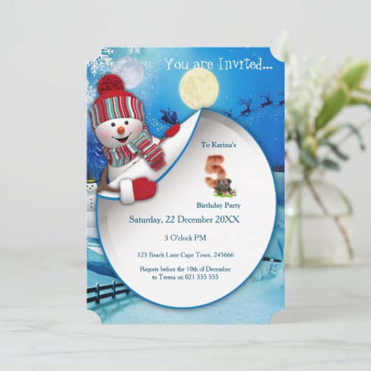 Uitnodiging (Staand voorkant)