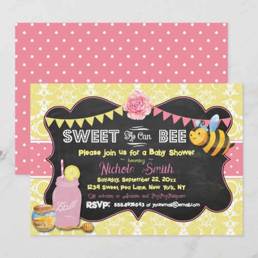 Uitnodiging (Voorkant / Achterkant)