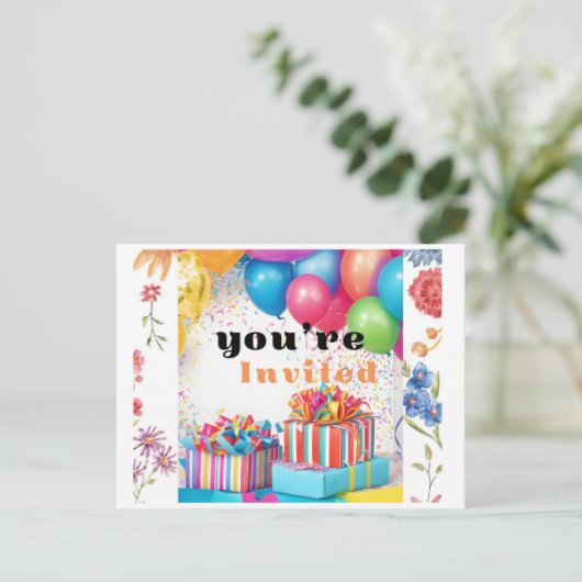 Uitnodiging (Staand voorkant)