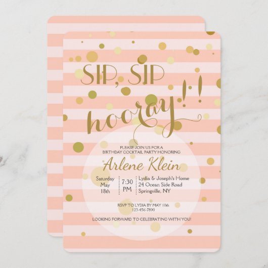 Uitnodiging (Voorkant / Achterkant)