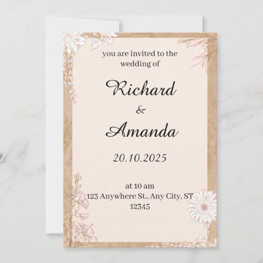 uitnodiging (Voorkant)