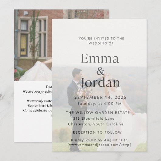 Uitnodiging (Voorkant / Achterkant)