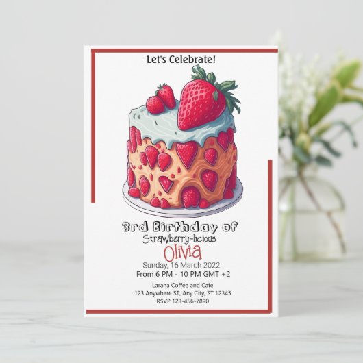 Uitnodiging (Staand voorkant)