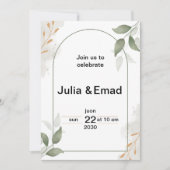 Uitnodiging (Voorkant)