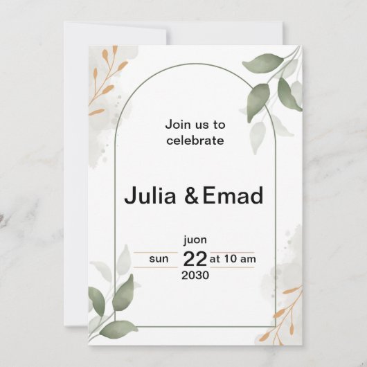 Uitnodiging (Voorkant)