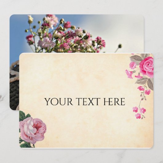 Uitnodiging (Voorkant / Achterkant)