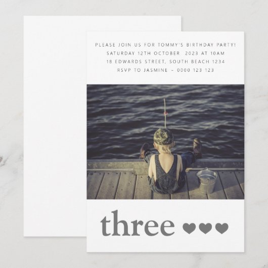 Uitnodiging (Voorkant / Achterkant)